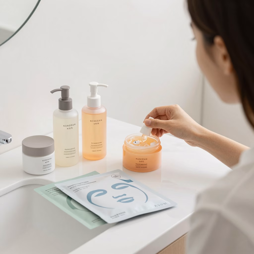 Routine beauté coréenne K-Beauty : produits de soin coréens essentiels