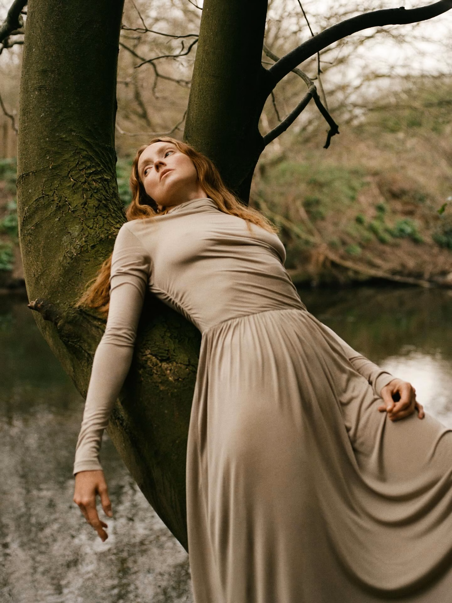 Lily Cole shooting mode nature