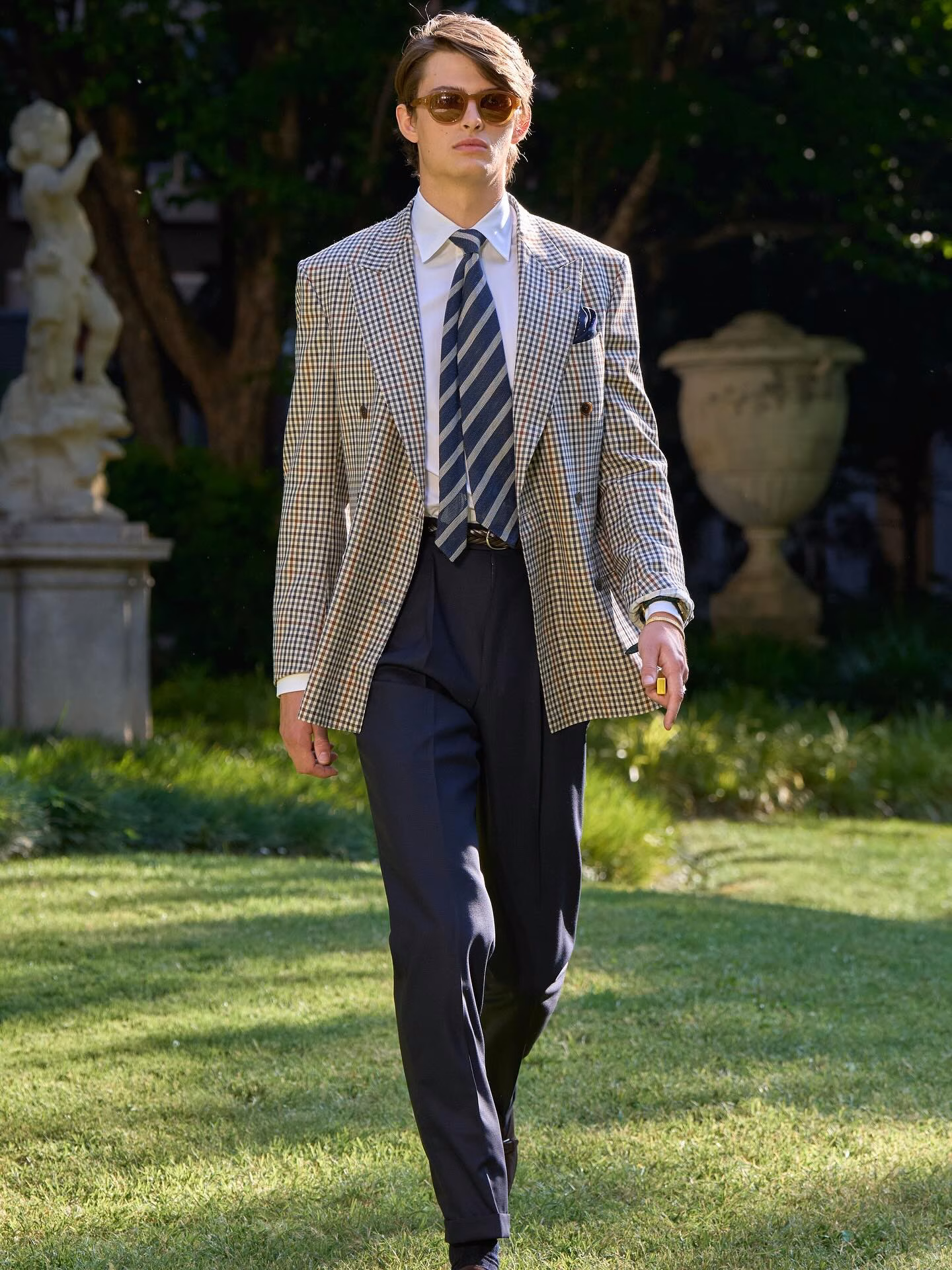 Mark Vanderloo lors d'un défilé de mode